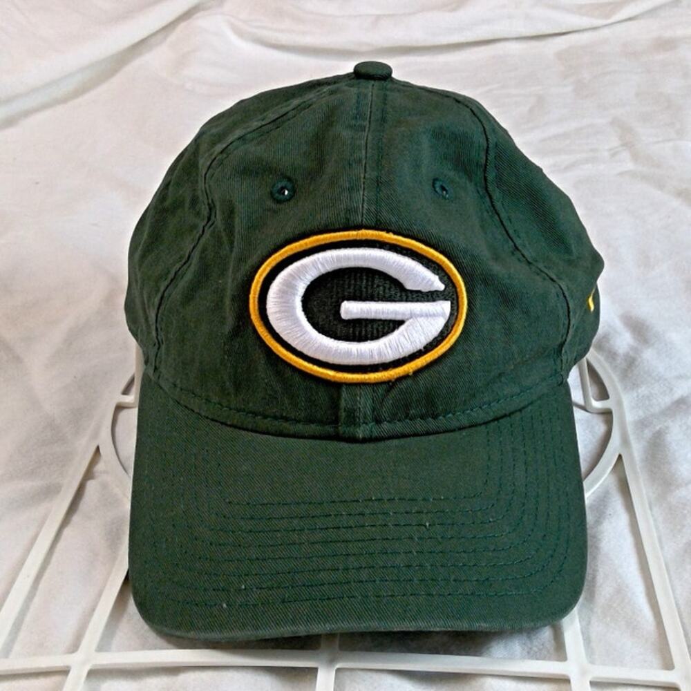 New Era Green Bay Packers 9Twenty Strapback Hat Green Logo Adjustable NFL